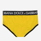 Sous-vêtements et homewear Caleçon à logo Dolce & Gabbana Jaune Homme