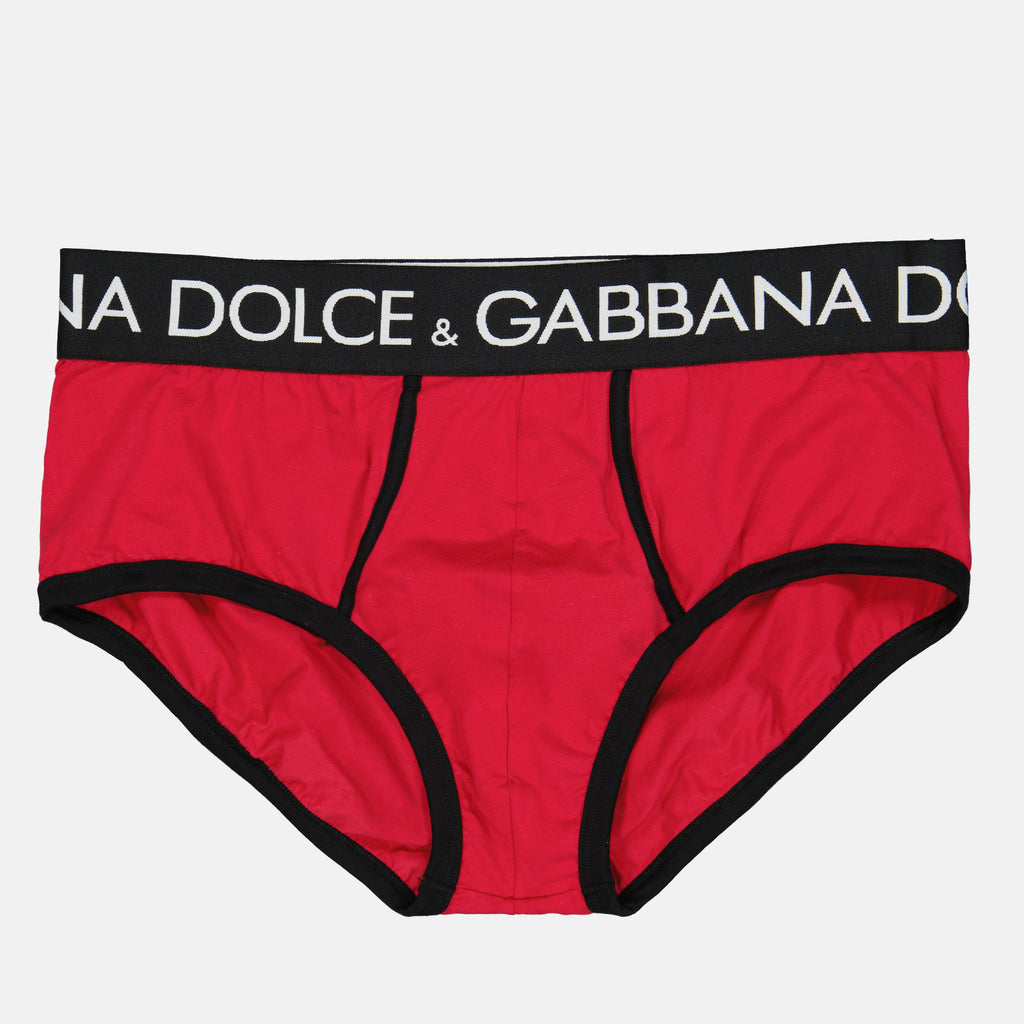 Sous-vêtements et homewear Caleçon à logo Dolce & Gabbana Rouge Homme