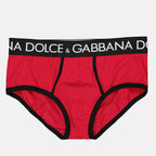 Sous-vêtements et homewear Caleçon à logo Dolce & Gabbana Rouge Homme