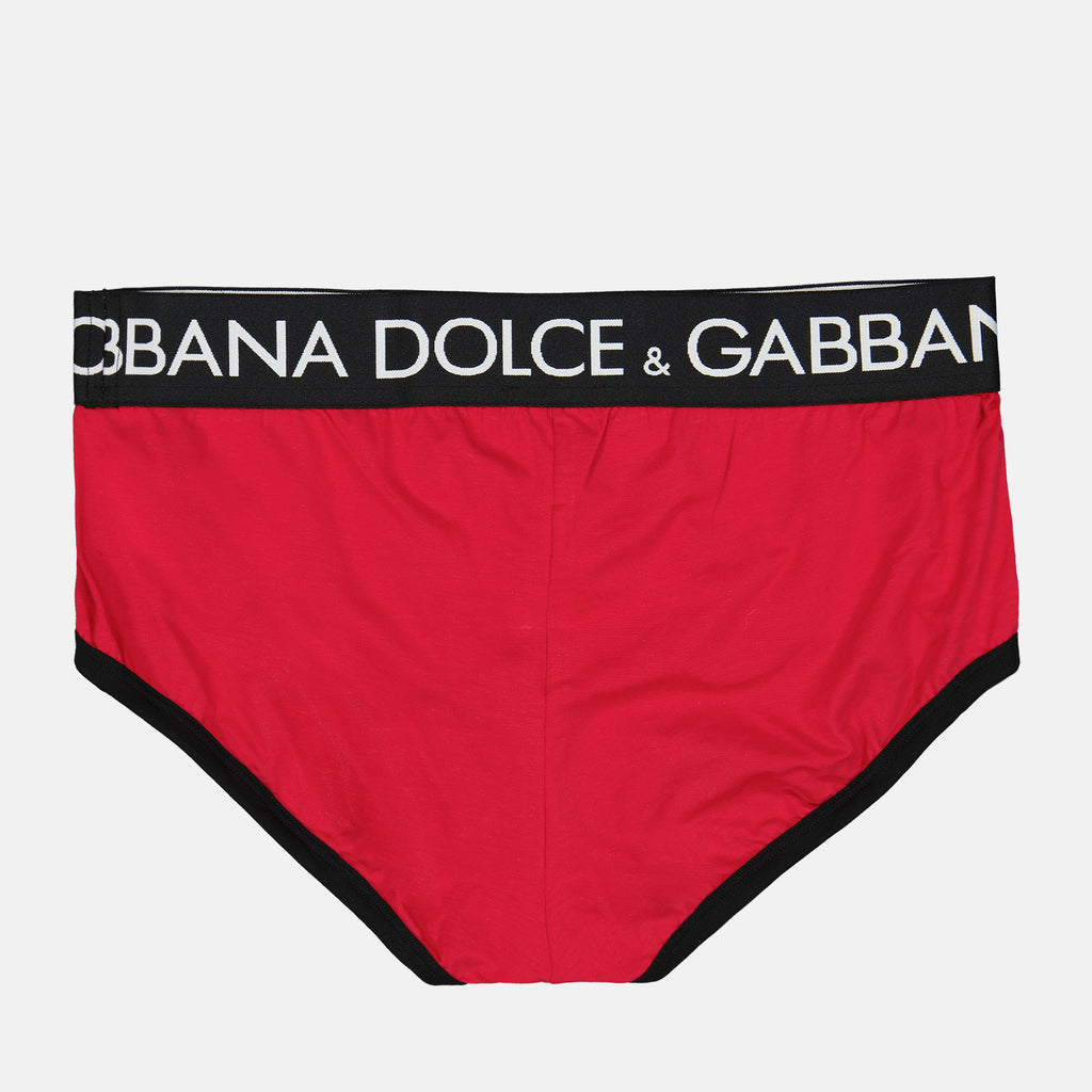 Sous-vêtements et homewear Caleçon à logo Dolce & Gabbana Rouge Homme