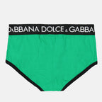 Sous-vêtements et homewear Caleçon à logo Dolce & Gabbana Vert Homme