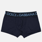 Sous-vêtements et homewear Boxer à logo Dolce & Gabbana Bleu Homme