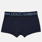 Sous-vêtements et homewear Boxer à logo Dolce & Gabbana Bleu Homme
