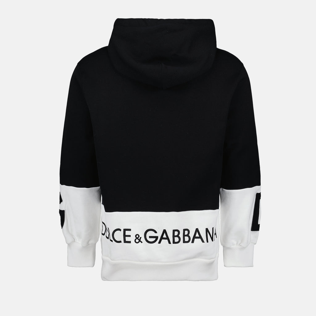 Felpe Sweat à capuche DG Dolce & Gabbana Nero Femme