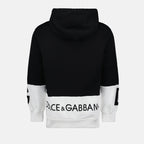 Felpe Sweat à capuche DG Dolce & Gabbana Nero Femme