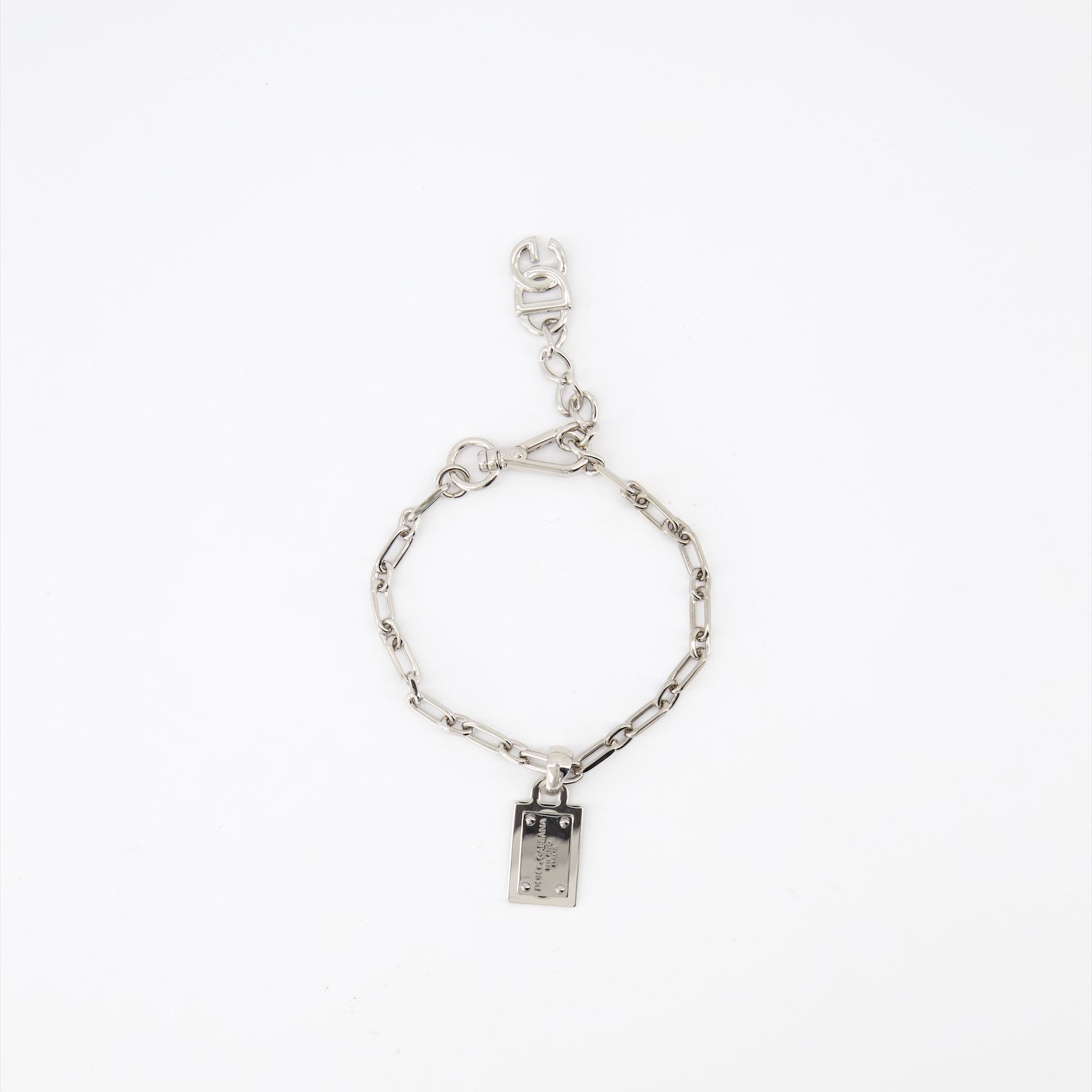 Bijoux Bracelet plaque Dolce & Gabbana Argenté Homme