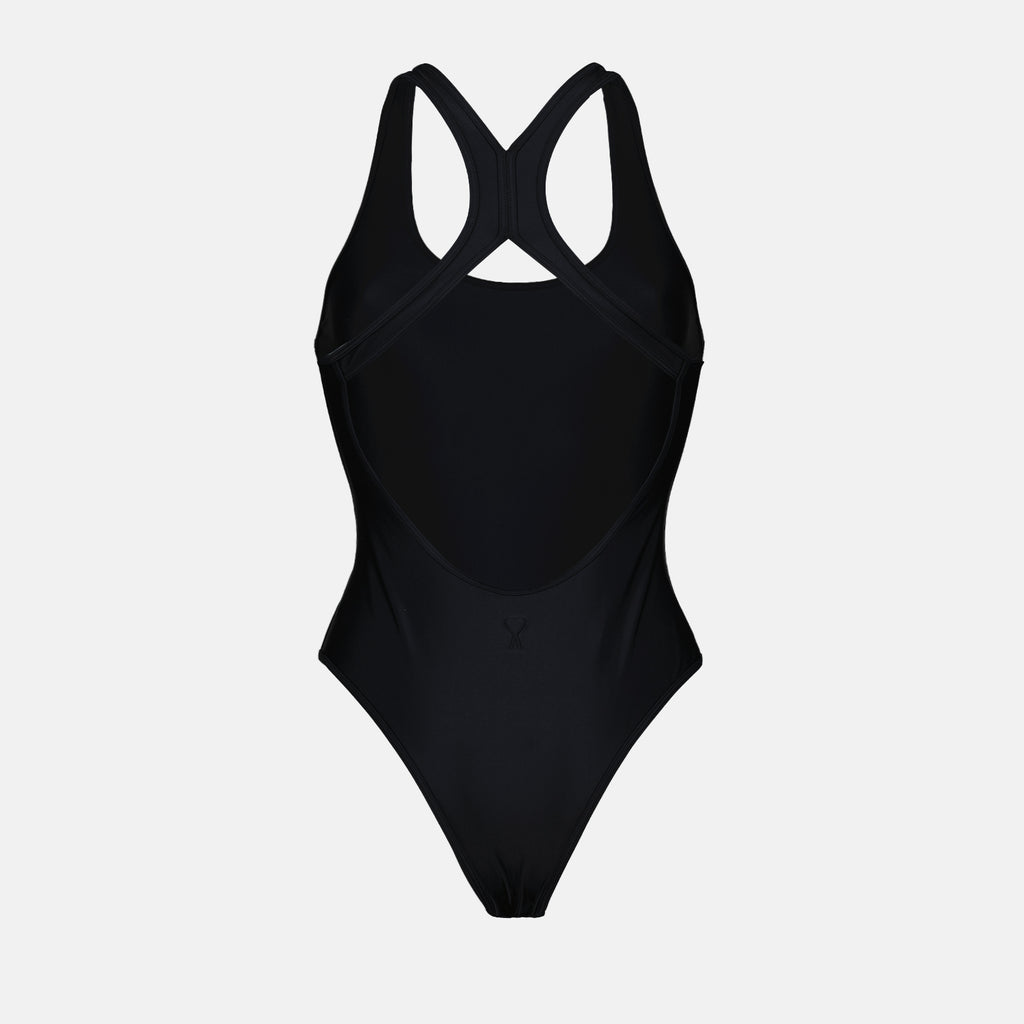 Beachwear Maillot de bain une pièce Ami PARIS Noir Femme