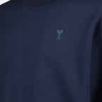 Sweatshirts Sweatshirt à logo brodé Ami PARIS Blau Unisex