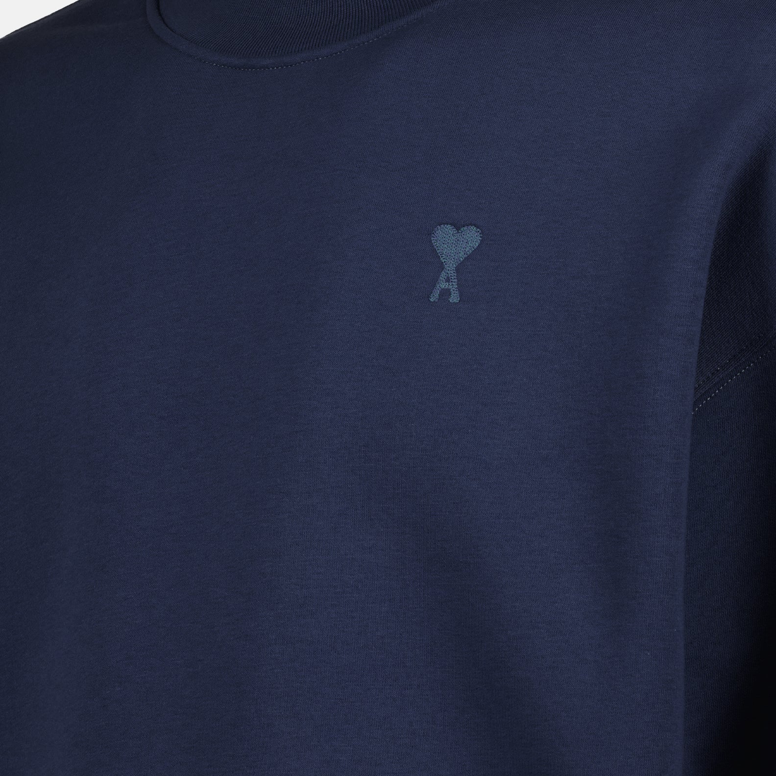 Sweatshirts Sweatshirt à logo brodé Ami PARIS Blau Unisex