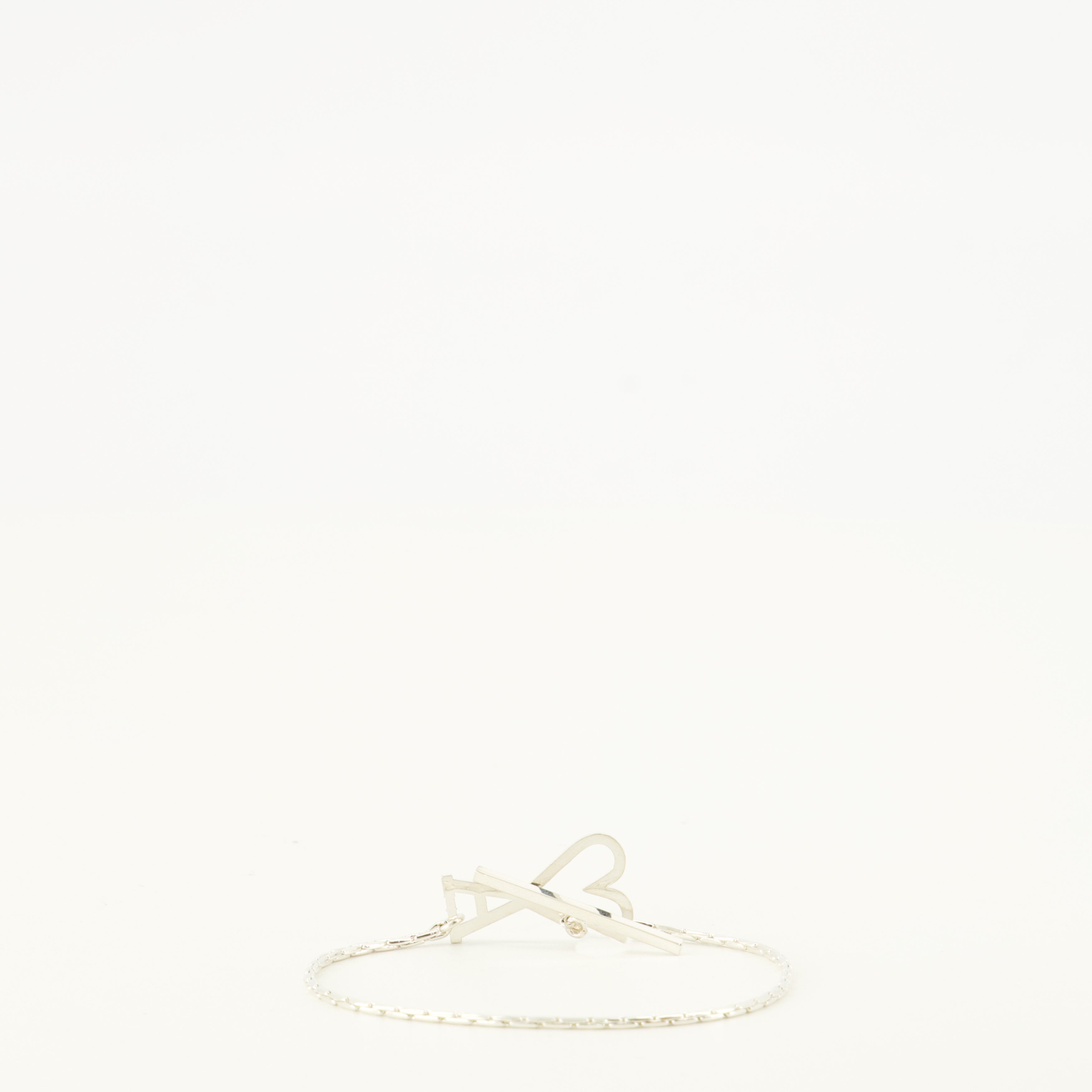 Schmuck Bracelet chaîne Ami PARIS Silber Unisex