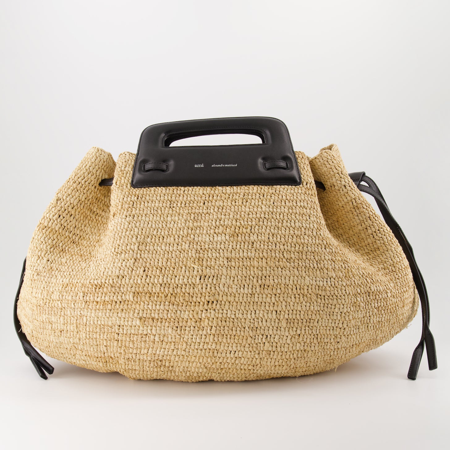 Borse tote Sac Accordéon Ami PARIS Bianco Femme