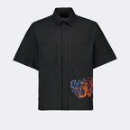 Camisas Chemise Graf Off-White Preto Homme