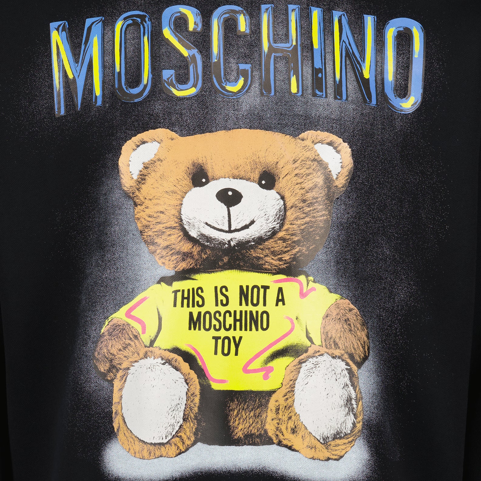 Sudaderas Sweatshirt Teddy Bear Moschino Negro Homme