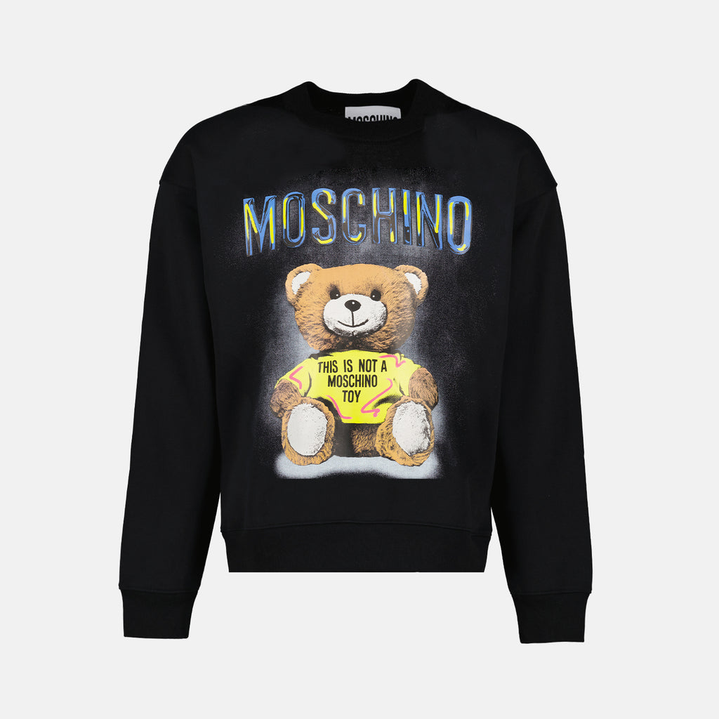 Sudaderas Sweatshirt Teddy Bear Moschino Negro Homme