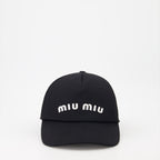 Cappelli, berretti e beanie Casquette à logo Miu Miu Nero Femme