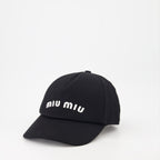 Cappelli, berretti e beanie Casquette à logo Miu Miu Nero Femme