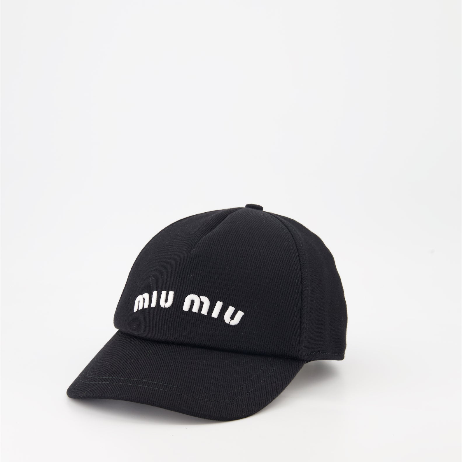 Chapeaux, casquettes et bonnets Casquette à logo Miu Miu Noir Femme