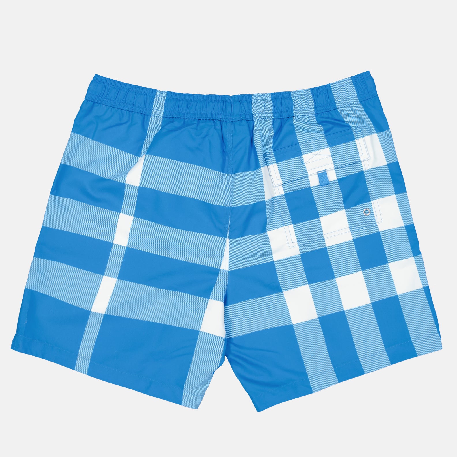 Beachwear Maillot de bain à carreaux Burberry Bleu Homme