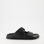 Scarpe aperte Sandales VLogo Valentino Garavani Nero Homme
