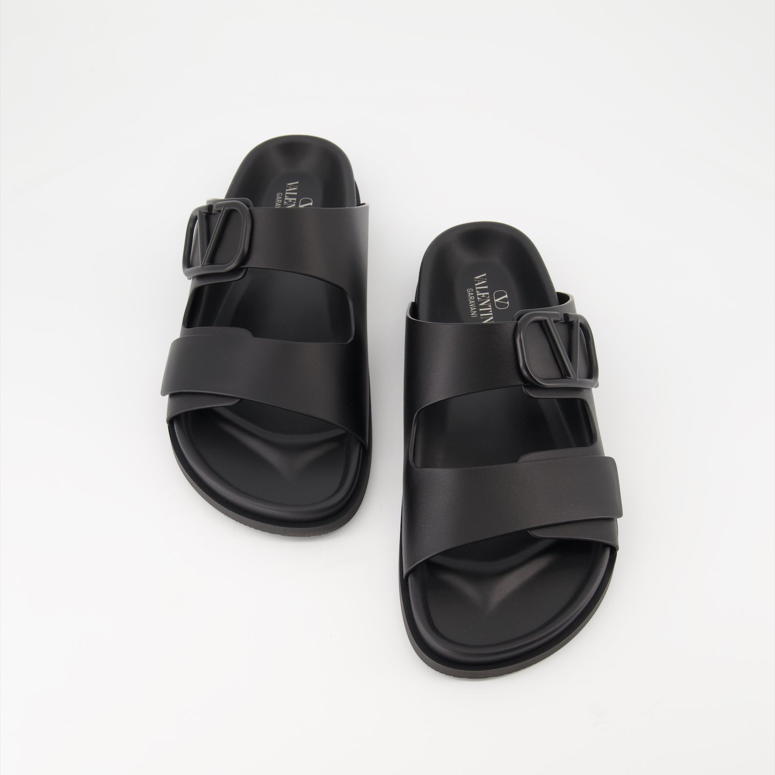 Scarpe aperte Sandales VLogo Valentino Garavani Nero Homme
