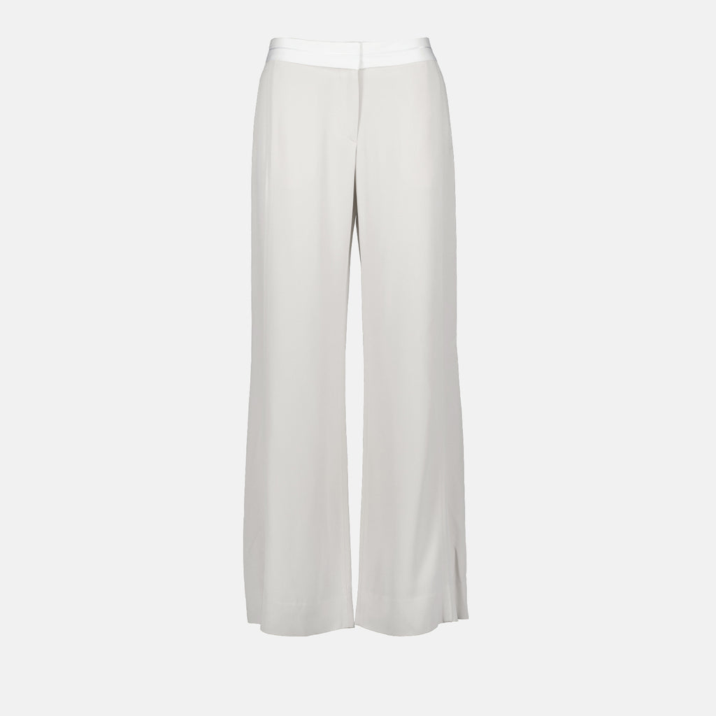 Pants Pleated pants Victoria Beckham White Women