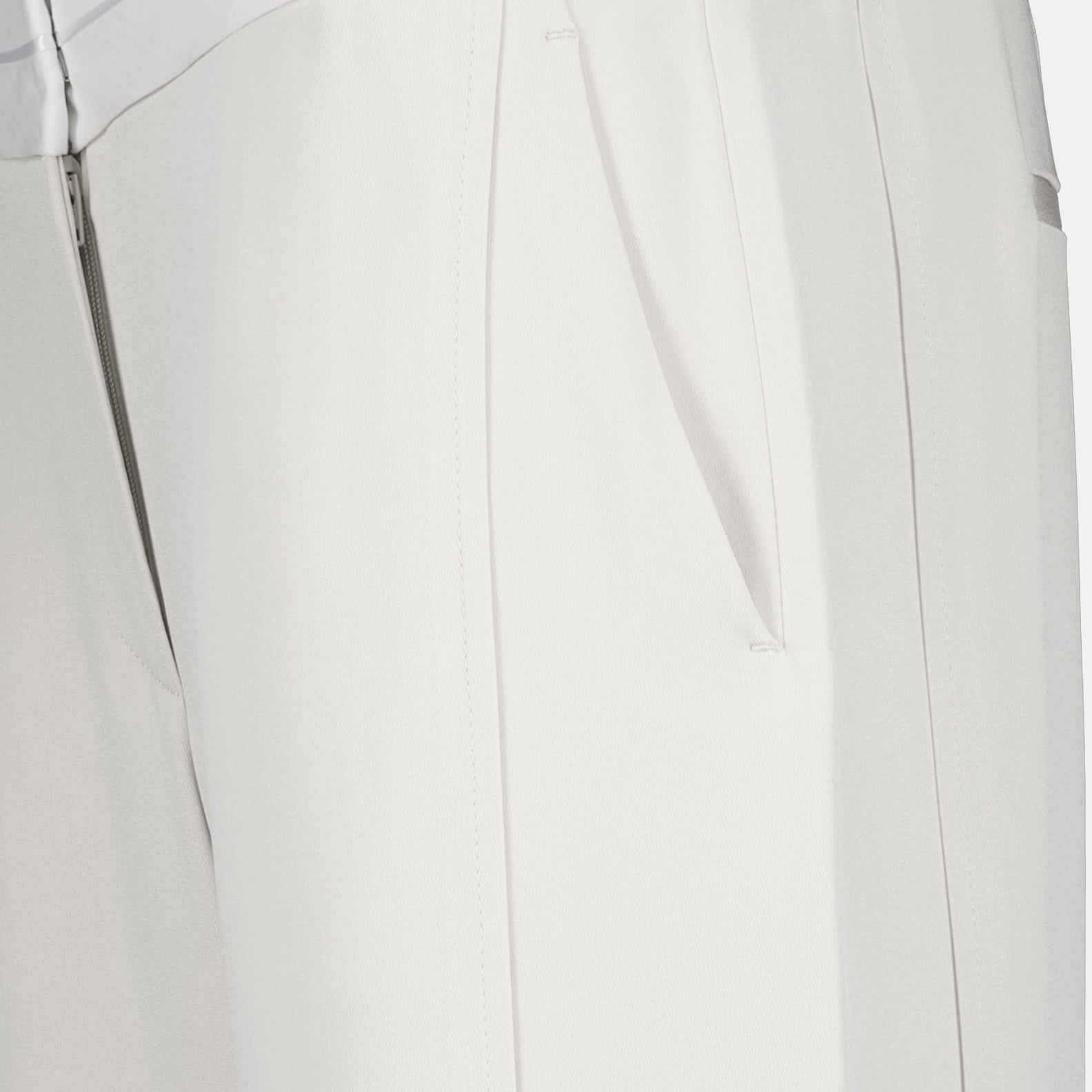 Pantalones Pantalon à pinces Victoria Beckham Blanco Femme