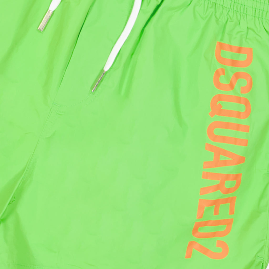 Strandmode Short de bain à logo Dsquared2 Grün Homme