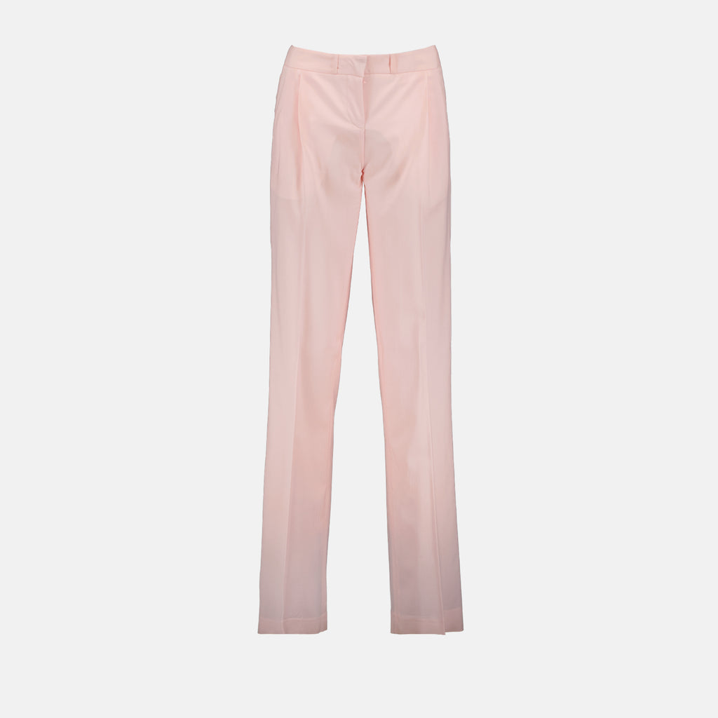 Pantalones Pantalones con Pliegues Coperni Rosa Femme