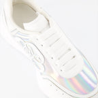 Sneaker Baskets Sprint Runner Alexander McQueen Silber Femme