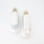 Sneaker Baskets Sprint Runner Alexander McQueen Silber Femme