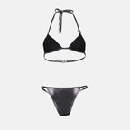 Moda de playa Bikini argenté Dolce & Gabbana Plata Femme
