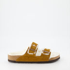 Scarpe aperte Pantofole Arizona Birkenstock Marrone Homme