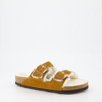Scarpe aperte Pantofole Arizona Birkenstock Marrone Homme