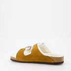 Scarpe aperte Pantofole Arizona Birkenstock Marrone Homme