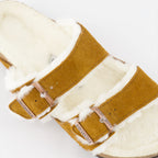 Scarpe aperte Pantofole Arizona Birkenstock Marrone Homme