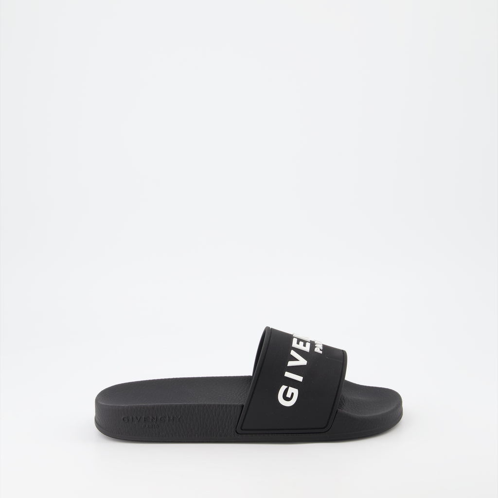 Scarpe aperte Infradito con Logo Givenchy Nero Femme