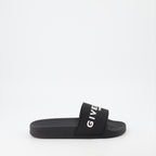 Scarpe aperte Infradito con Logo Givenchy Nero Femme