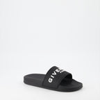 Scarpe aperte Infradito con Logo Givenchy Nero Femme