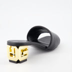 Chaussures ouvertes Mules à logo Givenchy Noir Femme
