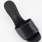 Chaussures ouvertes Mules à logo Givenchy Noir Femme