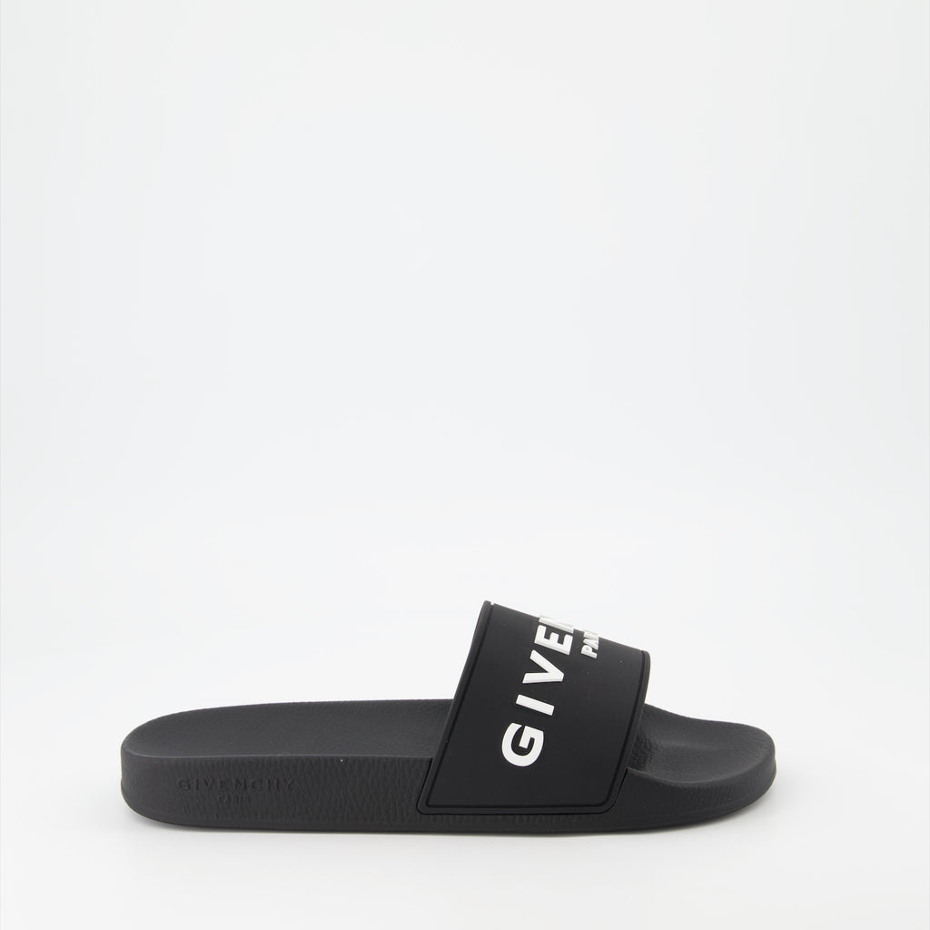 Scarpe aperte Infradito con logo Givenchy Nero Homme