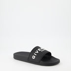 Scarpe aperte Infradito con logo Givenchy Nero Homme