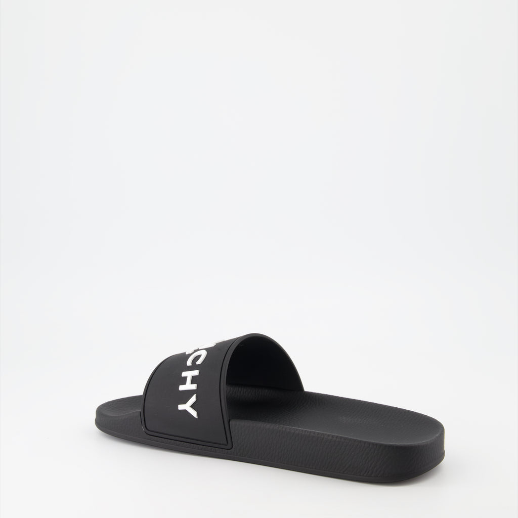 Scarpe aperte Infradito con logo Givenchy Nero Homme