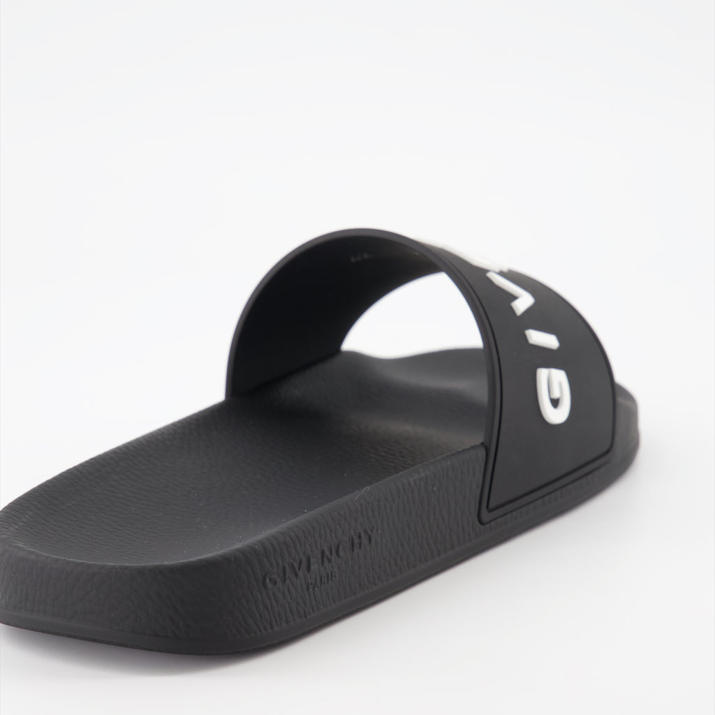 Scarpe aperte Infradito con logo Givenchy Nero Homme