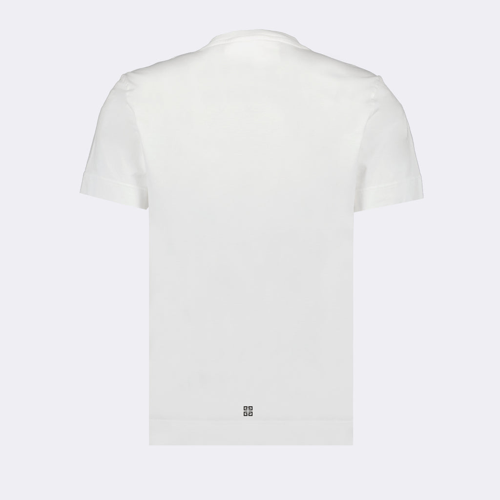 T-shirt T-shirt à logo Givenchy Bianco Homme