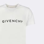 T-shirt T-shirt à logo Givenchy Bianco Homme