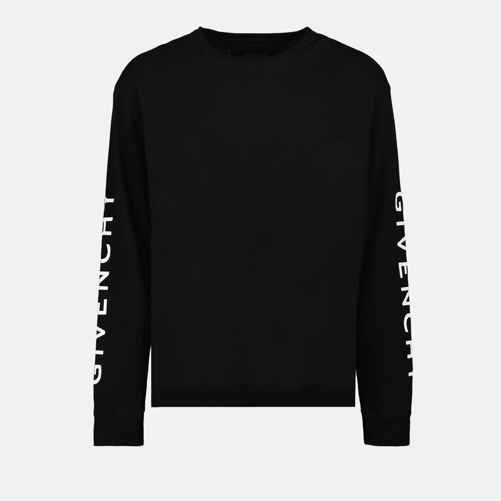T-shirts Pull à logos Givenchy Noir Homme