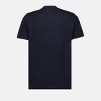 Camisetas T-shirt à double logo Moncler Azul Homme