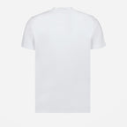 Camisetas T-shirt à double logo Moncler Branco Homme