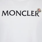 Camisetas T-shirt à double logo Moncler Branco Homme
